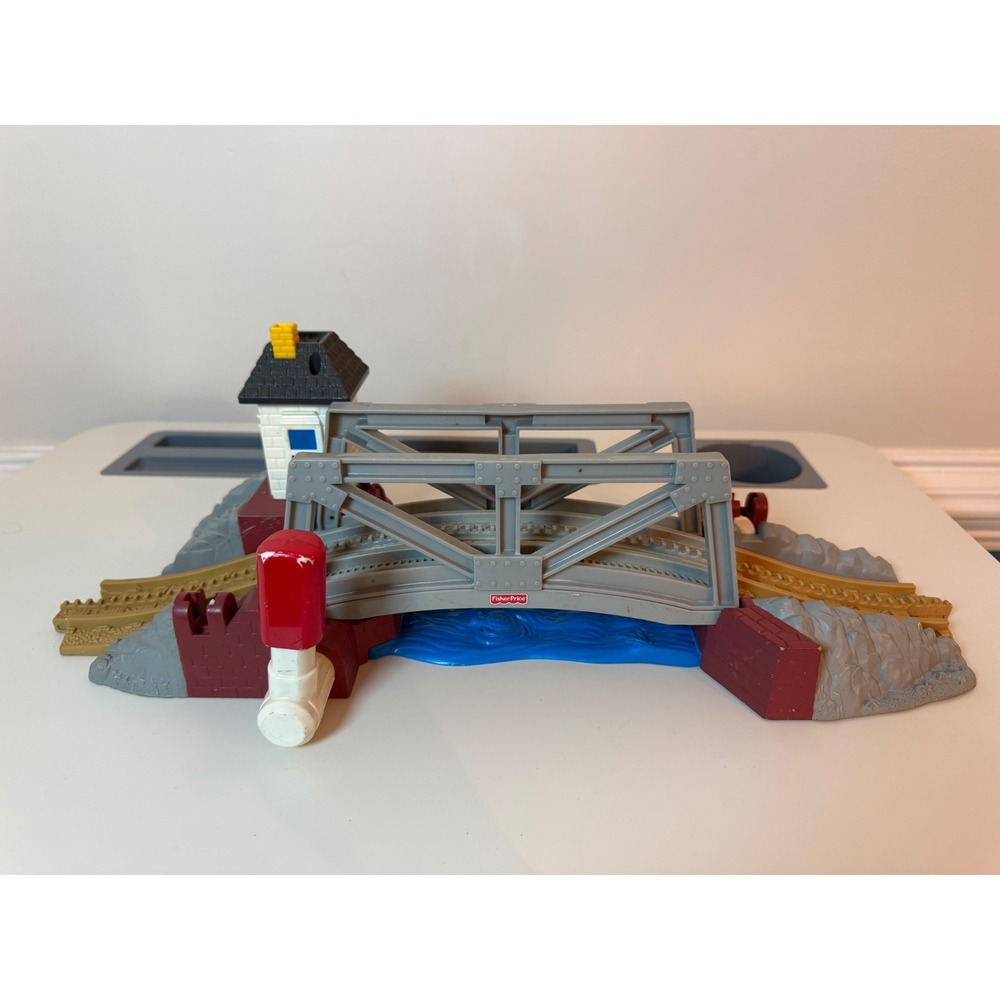 Fisher-Price GeoTrax Drawbridge Kids One Size Train Track Expansion Grey Red
